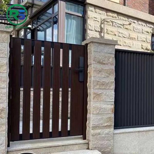 Quality Reasonable Aluminium Vertical Slat Balustrade Privacy Panels Customized for sale