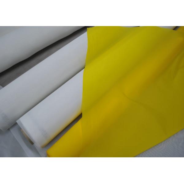 Quality Monofilament Polyester Screen Printing Mesh 65 Inch High Tension Threshold for sale