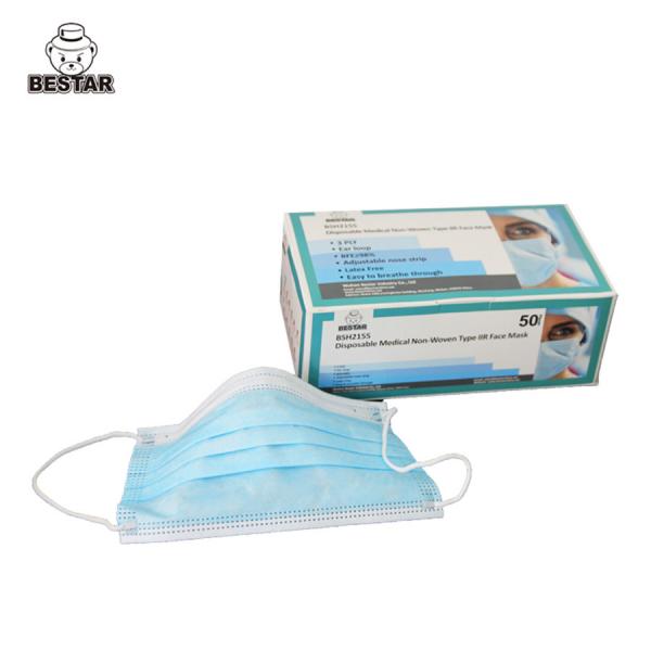 Quality SBPP NonWoven Fabric Disposable Face Mask Type I With Ear Loop for sale