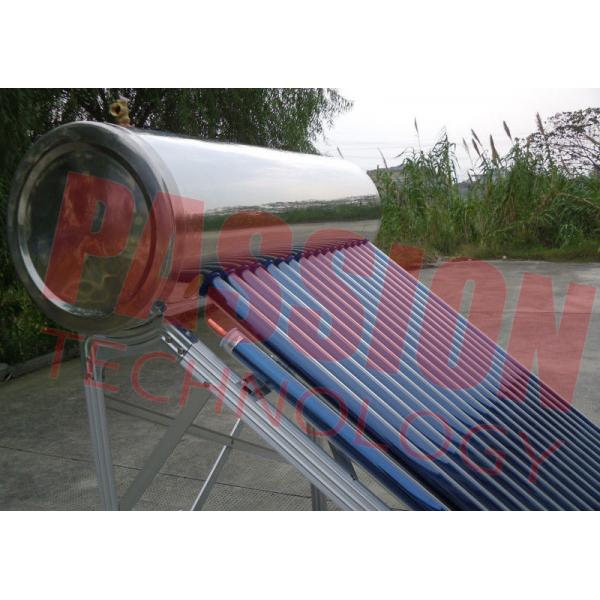 Quality Simple Structure Heat Pipe Solar Water Heater With Copper Heat Tube 6 Bar for sale