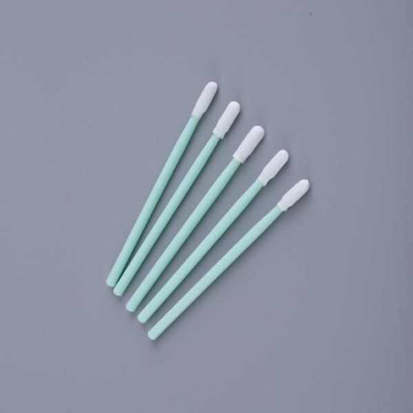 Quality Lab Double Layer Polyester Swab , Clean Room Cotton Swabs Plastic Sticks for sale