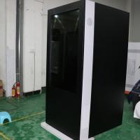 China 65 Inch Digital Kiosks Touch Screen , Floor Standing LCD Advertising Display With Air Conditioner factory