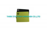 China Cleanroom Anti Static ESD Rubber Mouse Pad Black Yellow 220×180×2 mm factory