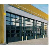 China Black 230V Custom Overhead Garage Door Aluminum Alloy And Glass In Residential factory