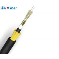 China Singlemode Outdoor Fiber Optic Cable Self Supporting ADSS Aerial PE LSZH Jakcet for sale