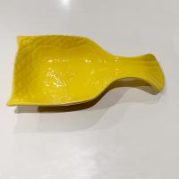 china Owl Shape Solid Color Glazed Ceramic Rest Spoon Holder