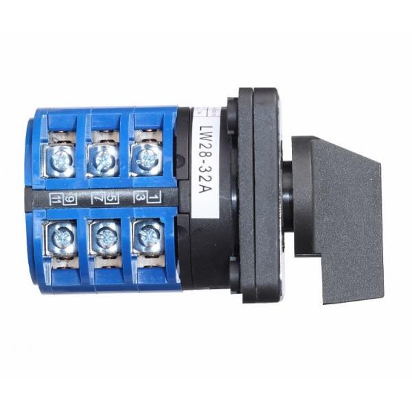Quality 20A 3 Phase Selector Switch 1 0 2 4 Position Rotary Switch 240V for sale