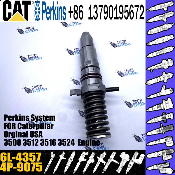 Quality Hot sell brand new 6L4357 6L-4357 common rail diesel fuel injector for Caterpillar 3508 3512 3516 3524 Engine CAT inject for sale