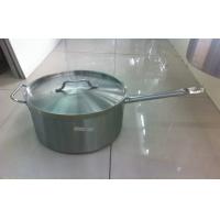 China Kitchen 3.0mm Stainless Steel Cookwares , Silver Aluminum Sauce Pan YX103301 factory