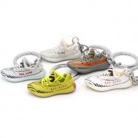China Customized Sport Shoes Shape 3D Mini Sneaker Promotional Keychain Bulk factory