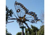 Buy cheap Giant Garden Insect Outdoor Metal Sculpture Stainless Steel Butterfly For from wholesalers