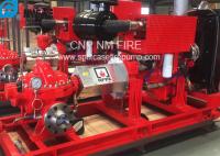 China 1500GPM @ 155PSI UL/FM Approval Diesel Engine Drive Fire Pump With Horizontal Centrifugal Split case Fire Pump factory