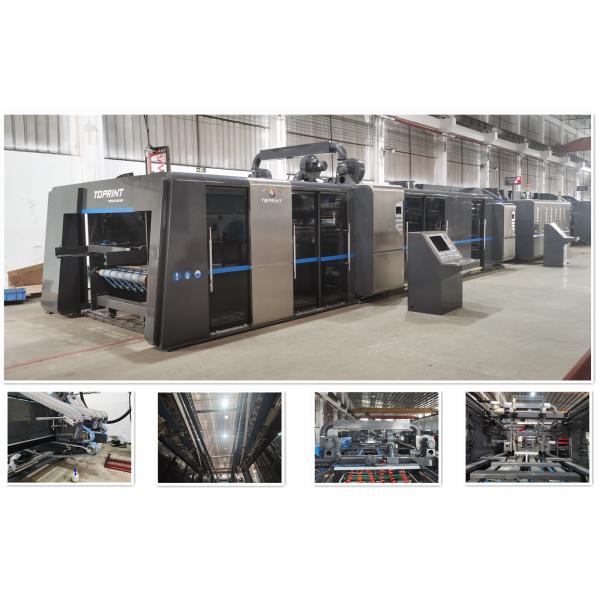 Quality Full Computerized Control Automatic Carton Folding Gluing Machine Case Maker 200 for sale