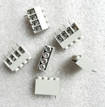 Quality Gray Or White PCB Screw Terminal Block RD168-5.0 2-24P 300V 16A 168 5.0 180d Or 90d pcb terminal blocks terminal block for sale