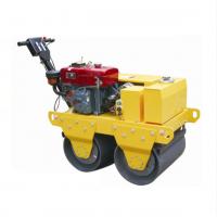 China 7HP 20 KN Durable Double Drum Vibratory Road Roller For Foundation Ditch factory
