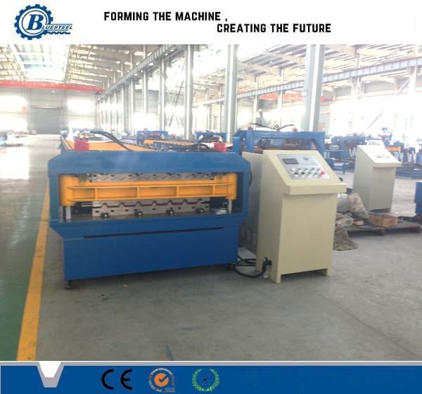 Quality Double Layer Glazed Roof Sheet Roll Forming Machine For Wall 0.3 - 0.7mm for sale