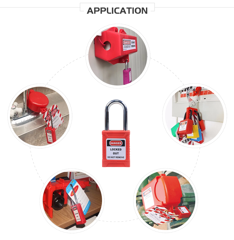 BOSH Stainless Steel Wire Plastic Safety Padlock BD-G48