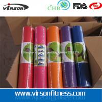 China 6mm Sticky Yoga Mat for yoga beginner,traditional PVC Yoga Mat with customer lable for sale