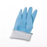 China Dip Flocklined Household Latex Gloves Industry Dip Flocklined factory