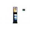 China Floor Standing Commercial LCD Advertising Video Display With Brochure Holder factory