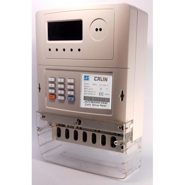 Quality Three Phase STS Keypad Prepaid Meters With Bs Mounting GPRS Communication for sale