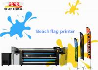 China 4 Print Head Curtain Fabric Printer 1400dpi CMYK Color Continuous Ink Supply factory