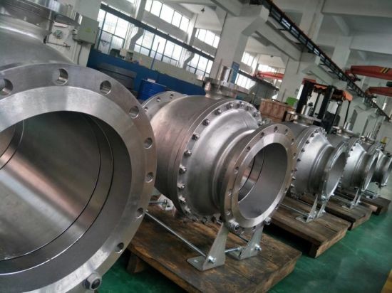 Quality BS5351 Carbon Steel Turnnion Soft Seated Ball Valve for sale