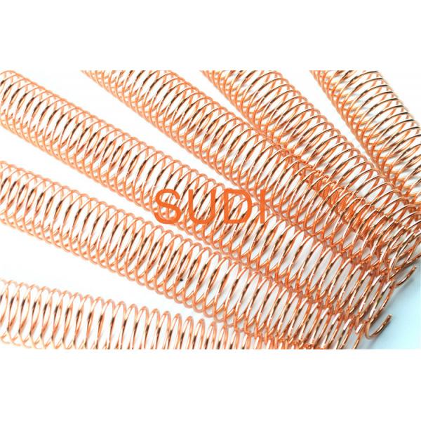 Quality Single Wire 7/16" Metal Spiral Binding Coils For Sketch Books for sale