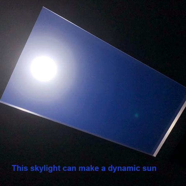 Quality Multiscene 7800K LED Artificial Sunlight Panel Fake Window Remote Control for sale