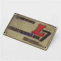 China Personalized metal nameplate custom, painted metal badge custom, custom furniture OEM factory