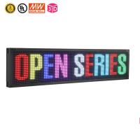 China 7 Color Programmable Scrolling LED Signs 10mm Wifi Programmable LED Sign factory