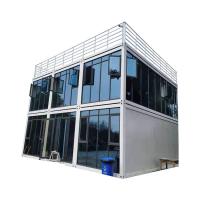 Quality Prefabricated Detachable Container House With Steel Door And Plastic Steel for sale