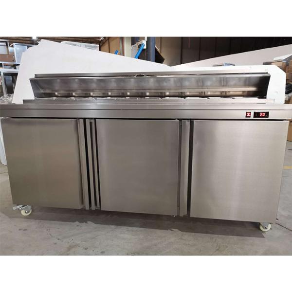 Quality Fan Cooling 350L Salad Bar Display Fridge for restaurant for sale