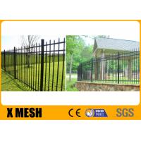 Quality 5x8ft Ornamental Metal Fencing Pre Galvanized With Powder Coated Full Welding for sale