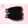 China No Shedding Virgin Indian Hair  / 10''-30''  Kinky Curly Hair Weave factory