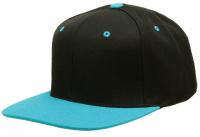 China Adult Snapback Baseball Caps Flat Visor Brim Custom Design With Embroidery Logo factory
