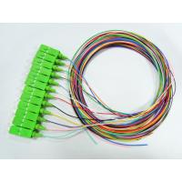 China 12 Core Fiber Optik Pigtail SC/LC/ST/FC 12 Strand 0.9mm Tight Buffered Durable factory