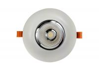 China IP20 Matt White COB LED Downlights For Shops With Aluminum Alloy Lamp Body factory