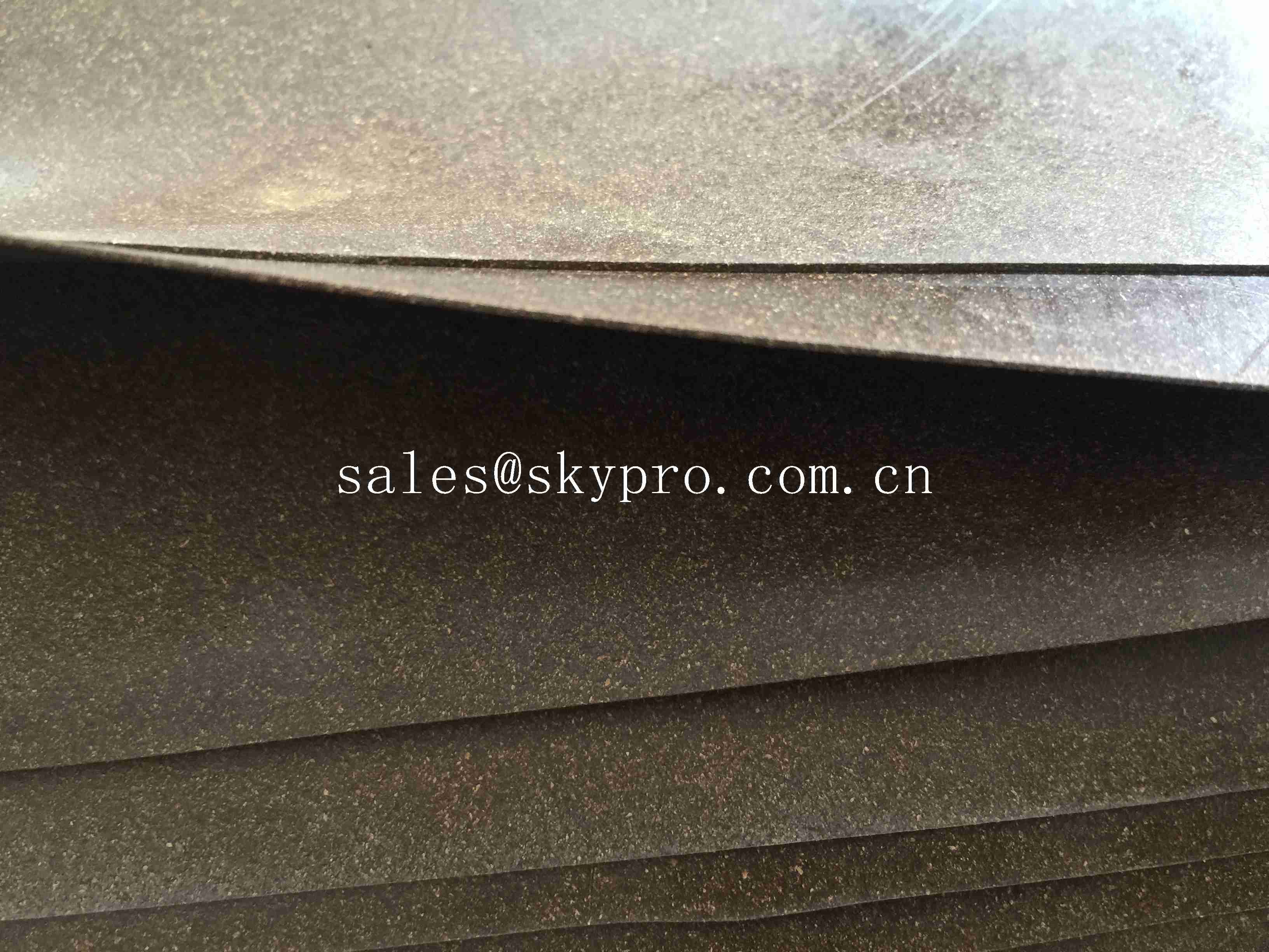 China Gasket Materials Cork Rubber Sheet Roll ROHS Durable Rubber Sealing Gaskets factory