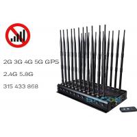 Quality WiFi Infrared Remote Control 22 Antennas 5G Signal Jammer Blocker for sale