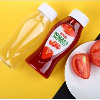 China PETG Clear Ketchup Plastic Seasoning Bottles ODM 450ml factory