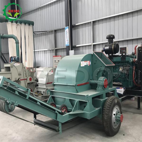 Quality 90KW Industrial 3-4T/H Wood Sawdust Machine Crusher Customized for sale