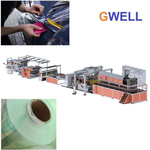 Quality Three Layers Tpu Extrusion Cast Film Making Machine Single Screw Extruder for sale