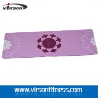 China Virson colourful custom printed yoga mat,full mat printing pvc yoga mat,double layer pvc yoga mat for sale