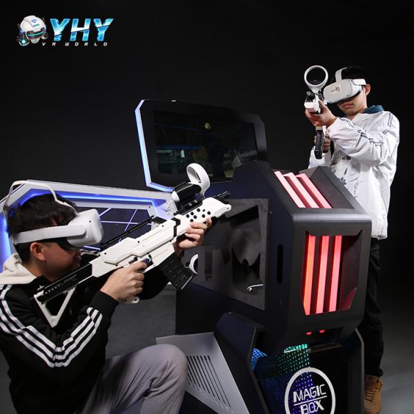 Quality 50 - 60HZ VR Shooting Simulator Double Players Interactive VR Arcade Machine for sale
