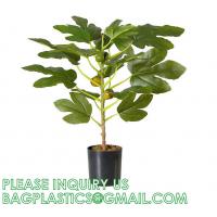 China Real Touch 120cm Artificial Tree Bonsai Plant Fig Tree Ficus Carica Decorative Tree Artificial Plant Home Decor factory