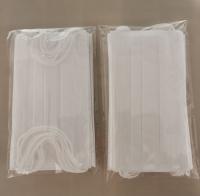 China 3-ply disposable white color face mask adult CE certificate factory