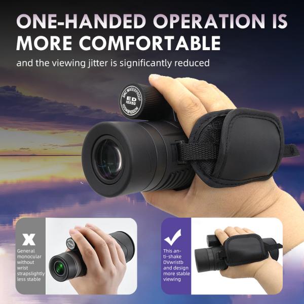Quality 12x50 ED Optical Monocular IPX7 Nitrogen Filled Telescope For Birdwatching for sale