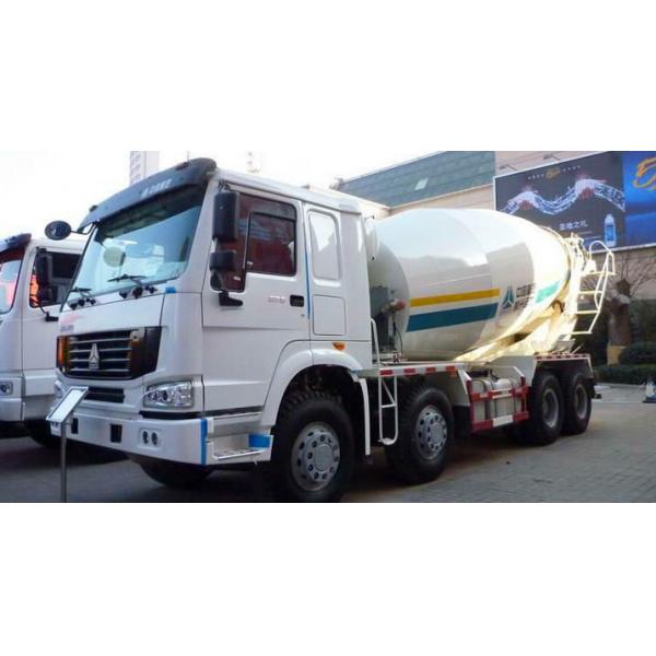 Quality 16cbm 8x4 Sinotruk HOWO Concrete Mixer Truck Red White Color 20-60 Ton CCC Passed for sale