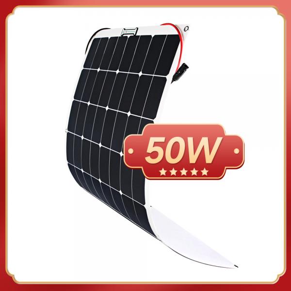 Quality ODM Monocrystalline Flexible Solar Panels 50w For Home for sale